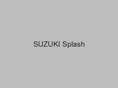 Enganches económicos para SUZUKI Splash